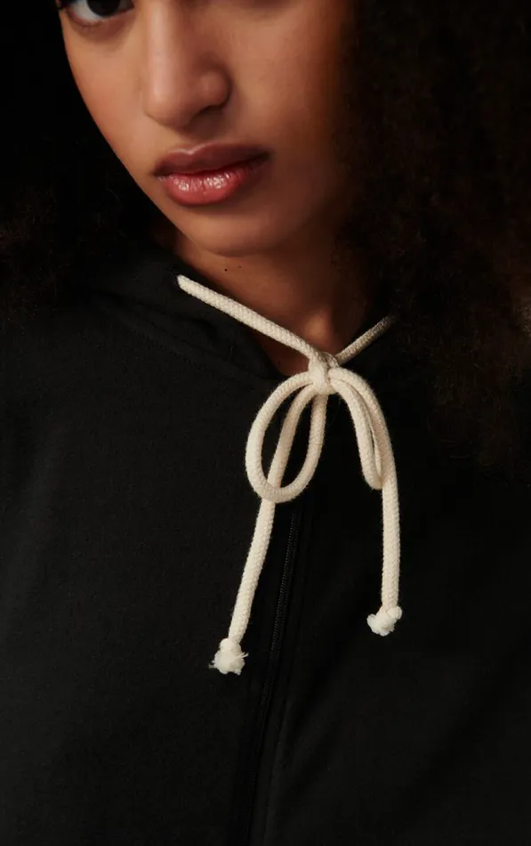 American Vintage Sweatshirts Women Hoodie Ypawood Carbon Melange American Vintage Sweatshirts Women Hoodie Ypawood Carbon Melange