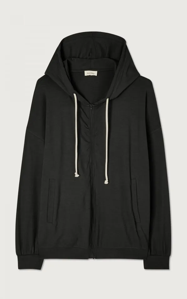 American Vintage Sweatshirts Women Hoodie Ypawood Carbon Melange American Vintage Sweatshirts Women Hoodie Ypawood Carbon Melange