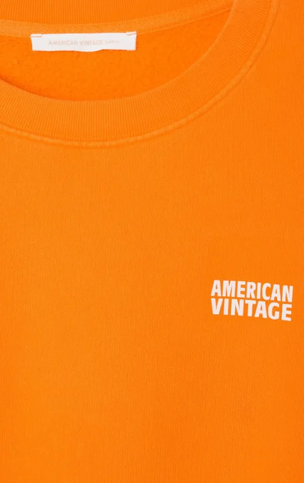 American Vintage Sweatshirts Women Sweatshirt Izubird Fluorescent Medlar American Vintage Sweatshirts Women Sweatshirt Izubird Fluorescent Medlar
