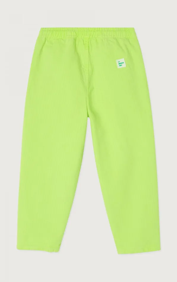 American Vintage Trousers and Shorts Kids Trousers Rygybay Neon Yellow