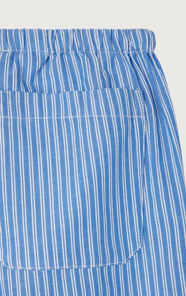 American Vintage Trousers and Shorts Kids Trousers Zatybay Aqua Stripes American Vintage Trousers and Shorts Kids Trousers Zatybay Aqua Stripes
