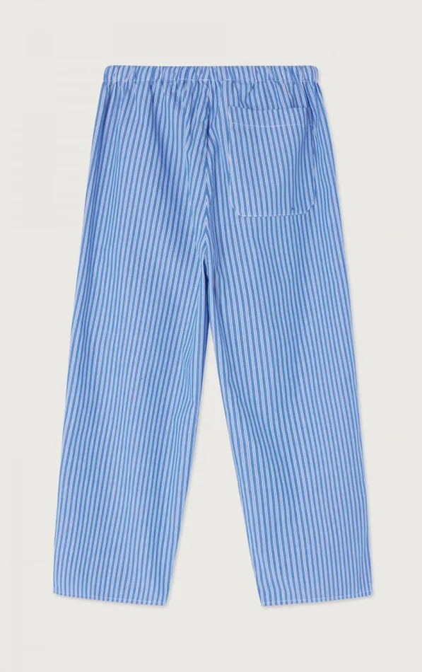 American Vintage Trousers and Shorts Kids Trousers Zatybay Aqua Stripes American Vintage Trousers and Shorts Kids Trousers Zatybay Aqua Stripes