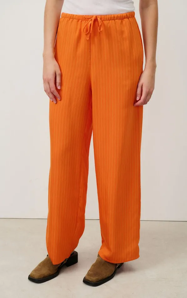 American Vintage Trousers Women Trousers Okyrow Striped Cinnamon