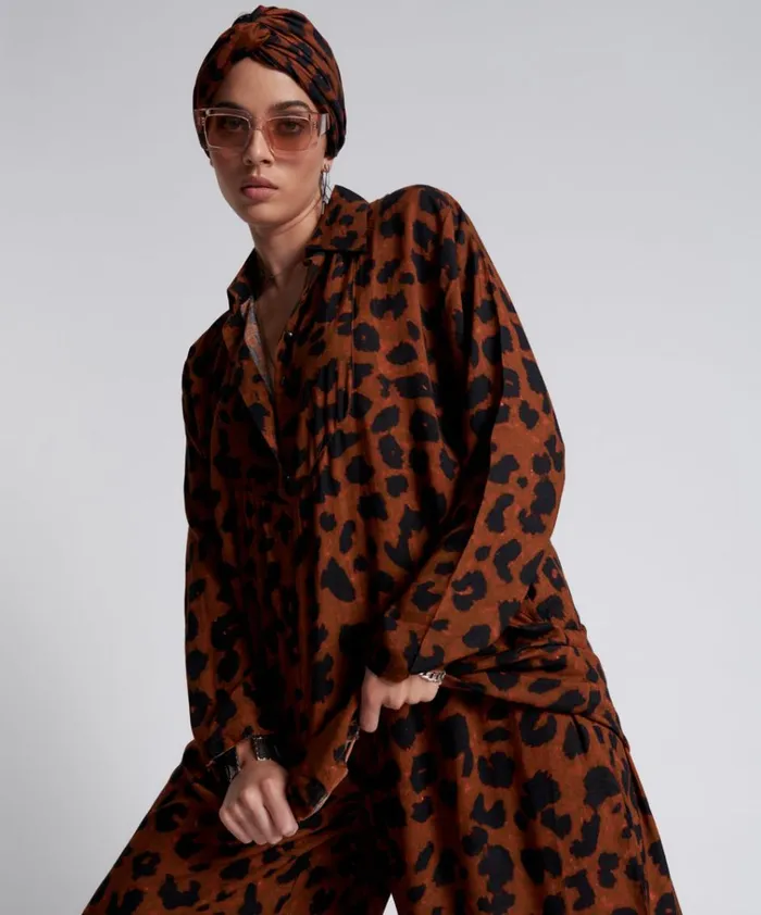 ANIMAL ANARCHY TUX TUNIC Women One Teaspoon Mini Dresses