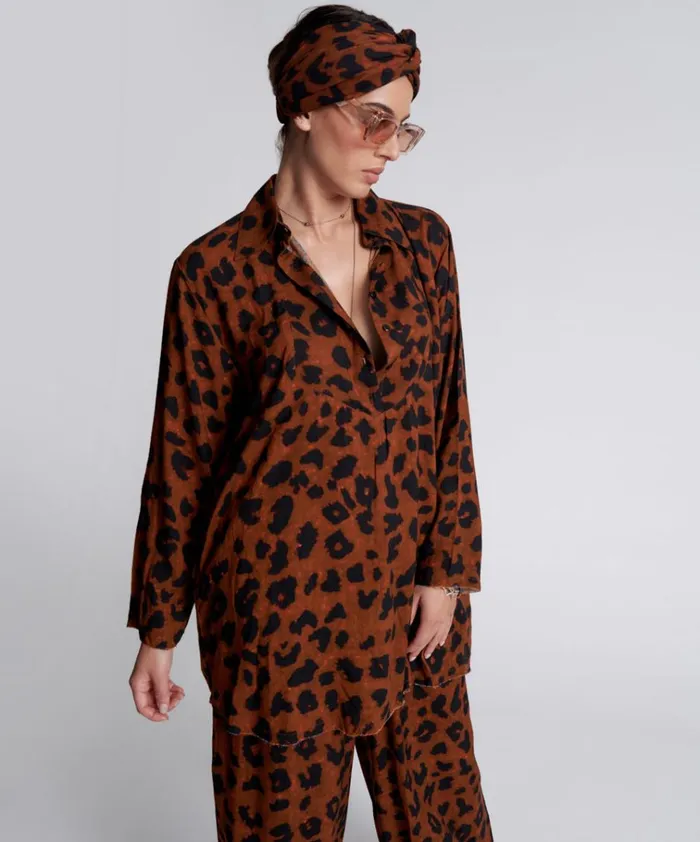 ANIMAL ANARCHY TUX TUNIC Women One Teaspoon Mini Dresses