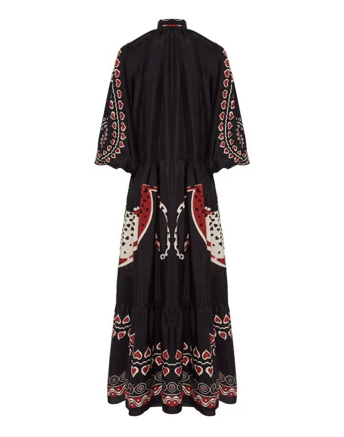 Athena Dress Gattopardo Place Black Women La Double J Dresses Athena Dress Gattopardo Place Black Women La Double J Dresses