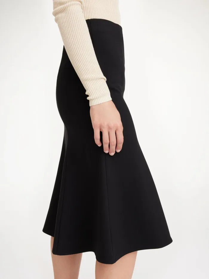 Atlee Midi Skirt Black Women By Malene Birger Skirts