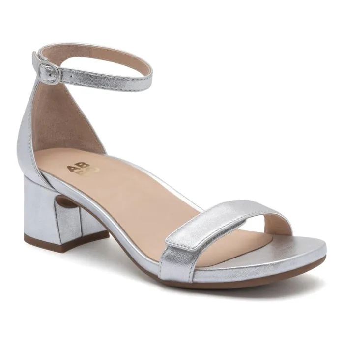 Avenue Strap Metatarsal Silver Womens Abeo Dress