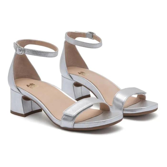Avenue Strap Metatarsal Silver Womens Abeo Dress
