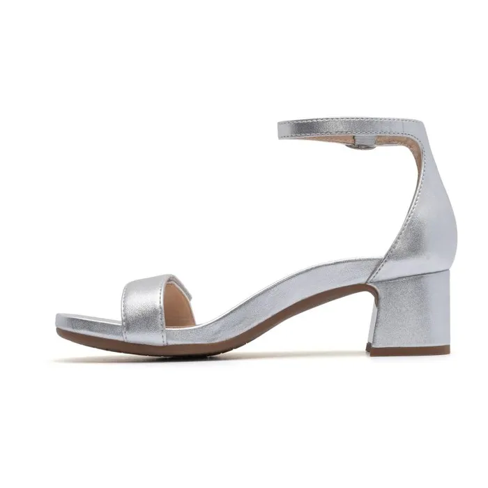 Avenue Strap Metatarsal Silver Womens Abeo Dress