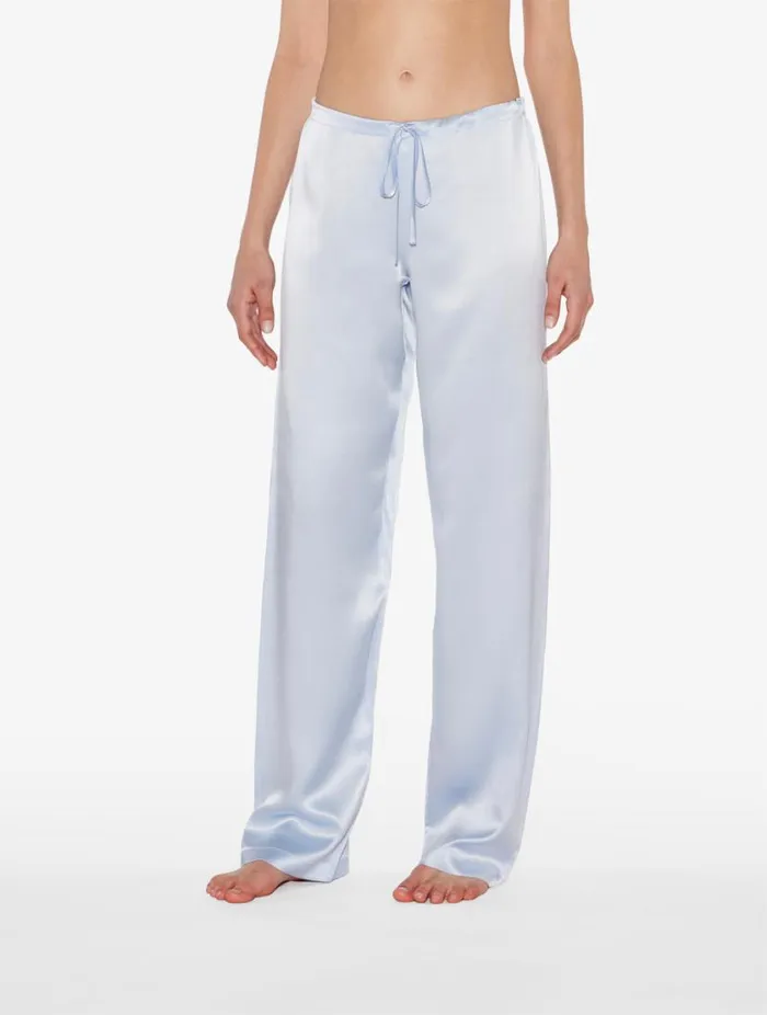 Azure Silk Pajama Set Sleepwear La Perla Pajamas