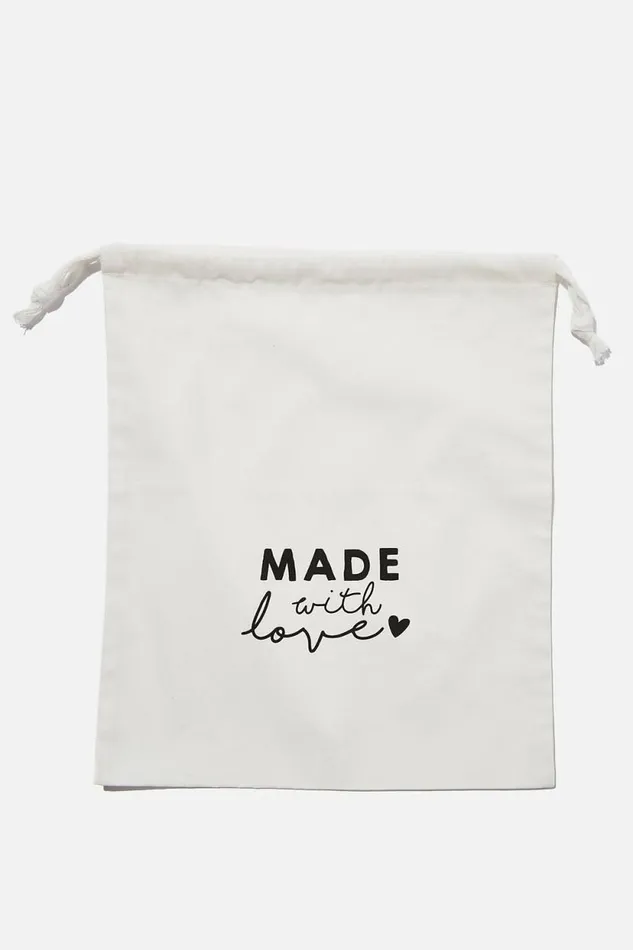 Baby Gift Bag Whitemade With Love Baby Cotton On Gifts and Accessories Baby Gift Bag Whitemade With Love Baby Cotton On Gifts and Accessories