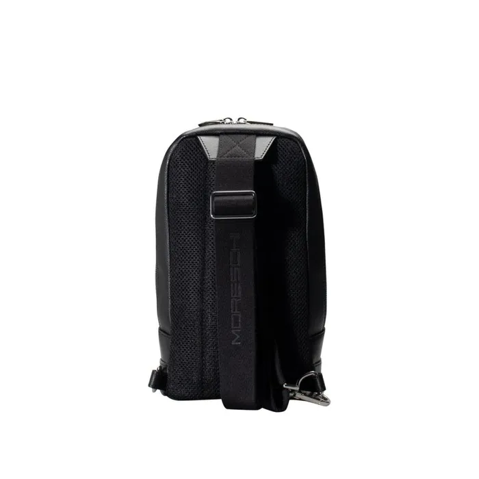 Backpacks and Suitcases Men Moreschi Black Leather Bodypack