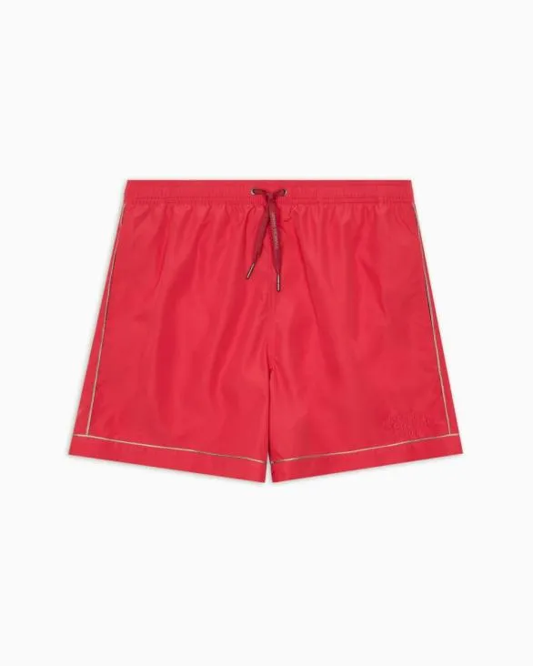 Beachwear Boxers Red Men Armani Beachwear