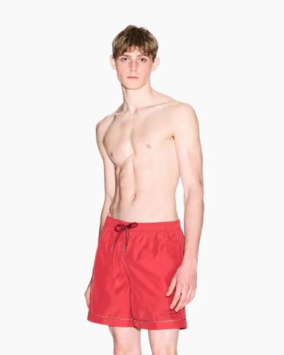 Beachwear Boxers Red Men Armani Beachwear Beachwear Boxers Red Men Armani Beachwear