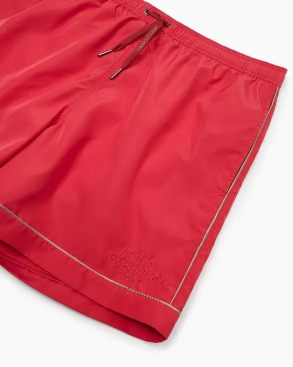 Beachwear Boxers Red Men Armani Beachwear Beachwear Boxers Red Men Armani Beachwear