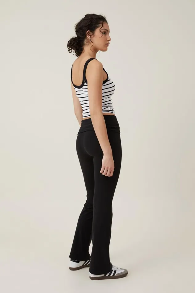 Bella Bootleg Pant Black Women Cotton On Pants