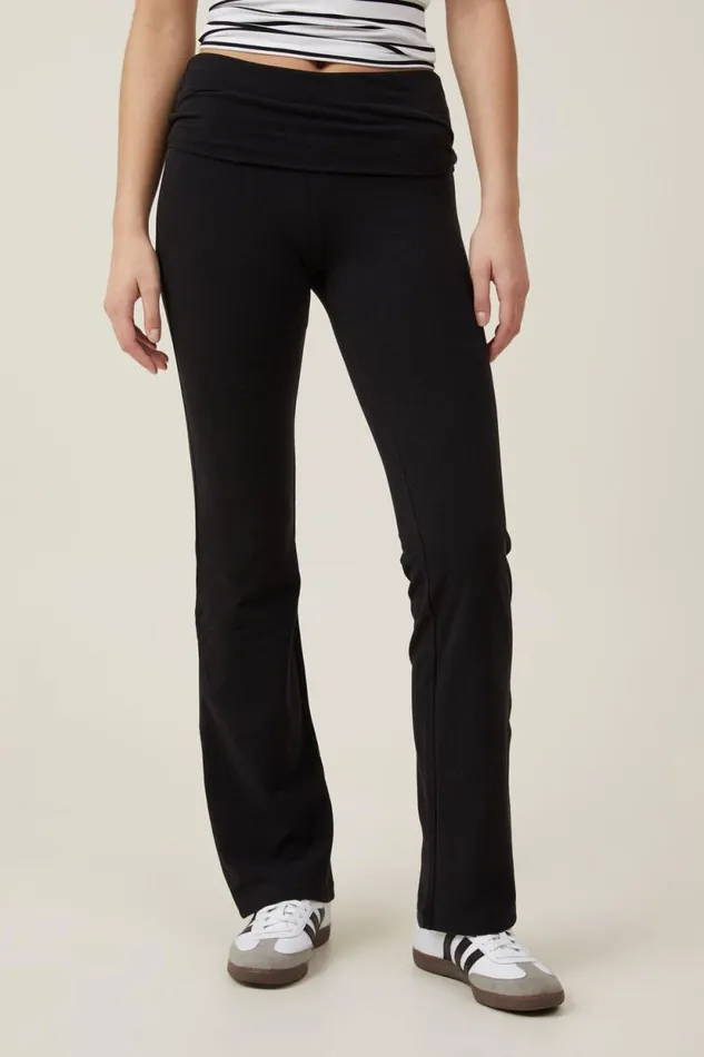 Bella Bootleg Pant Black Women Cotton On Pants