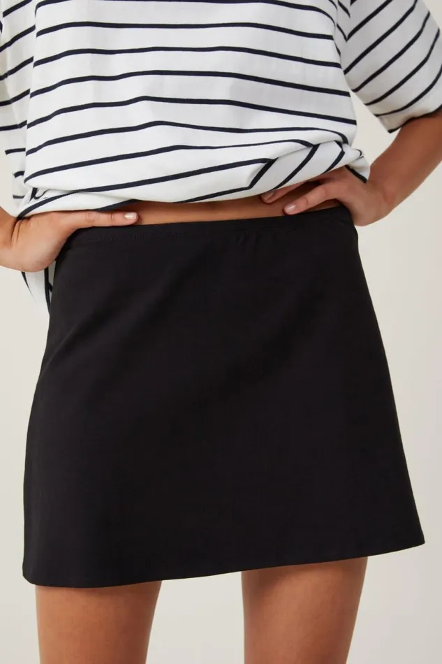 Bella Mini Skirt Black Women Cotton On Skirts