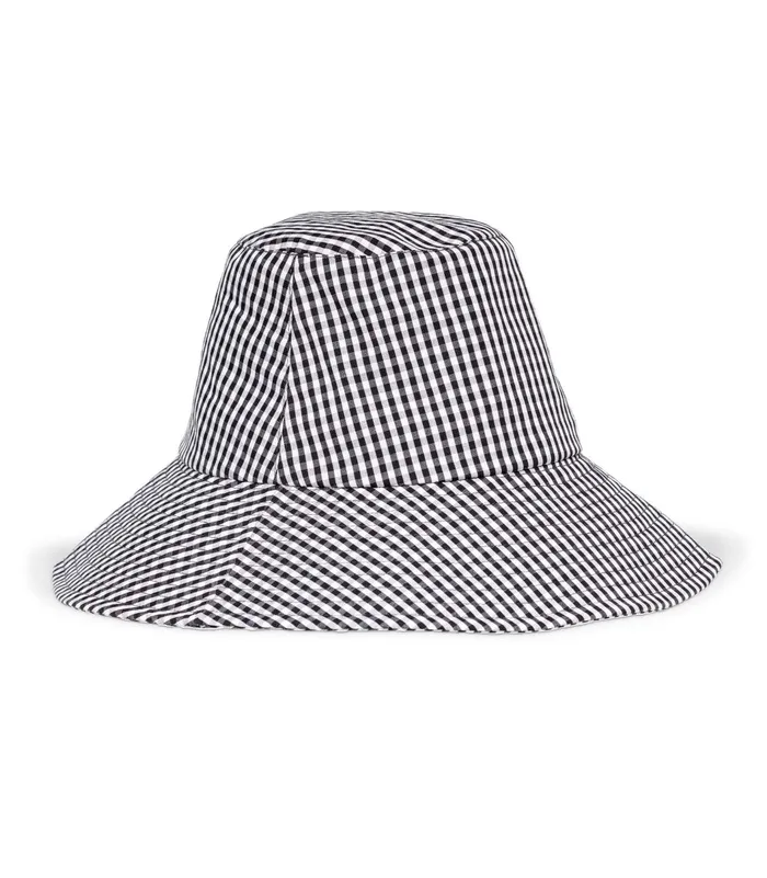 Belts Hats and Gloves Women DEN Babi Hat Gingham Belts Hats and Gloves Women DEN Babi Hat Gingham