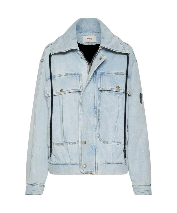 BEST BLUE DENIM PUFFA JACKET Women One Teaspoon Denim Jackets BEST BLUE DENIM PUFFA JACKET Women One Teaspoon Denim Jackets