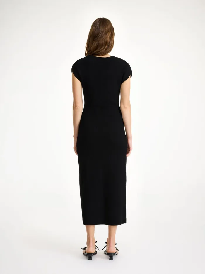 Bielas Maxi Dress Black Women By Malene Birger Knitwear