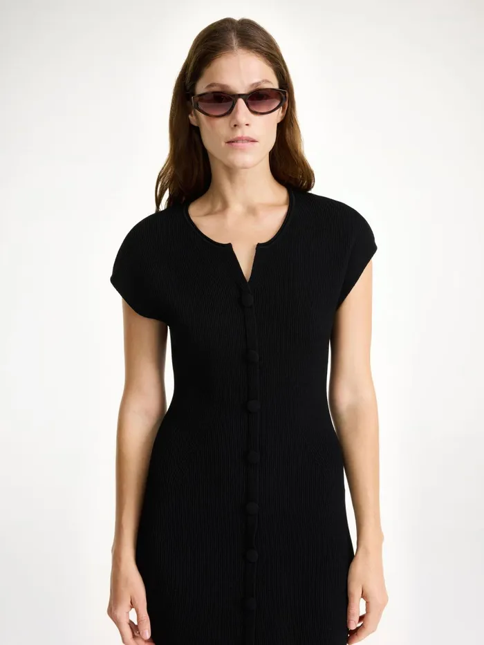 Bielas Maxi Dress Black Women By Malene Birger Knitwear
