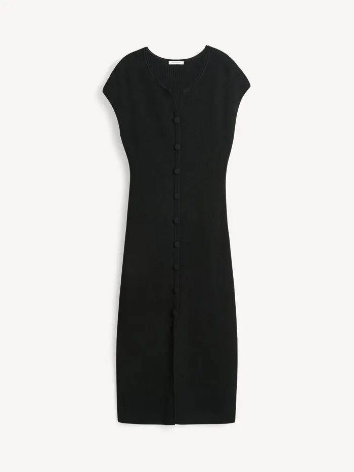 Bielas Maxi Dress Black Women By Malene Birger Knitwear