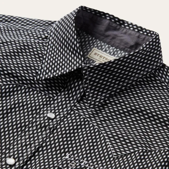 Black Diamond Shirt Black Diamond Shirt Men Stetson Modern Cut