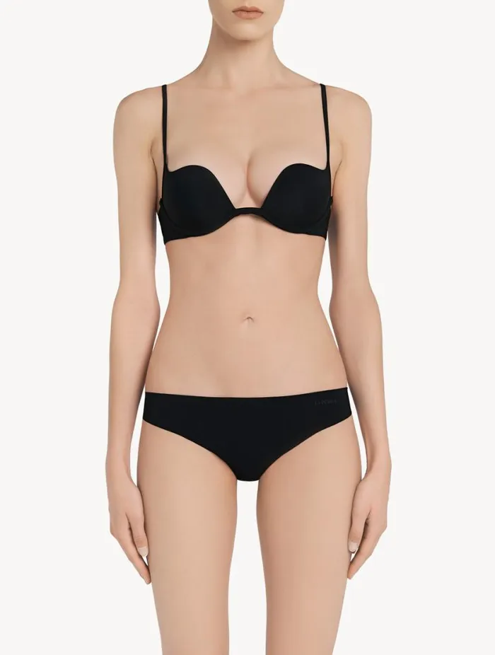 Black Lycra Brazilian Briefs Lingerie La Perla Brazilian