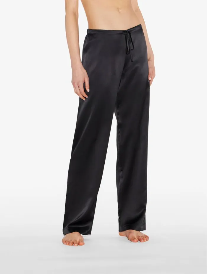Black Silk Pajama Set Sleepwear La Perla Pajamas
