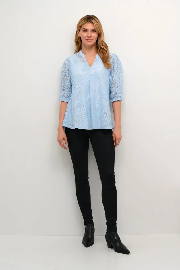 Blouses Women CULTURE CUolu Blouse Cashmere Blue