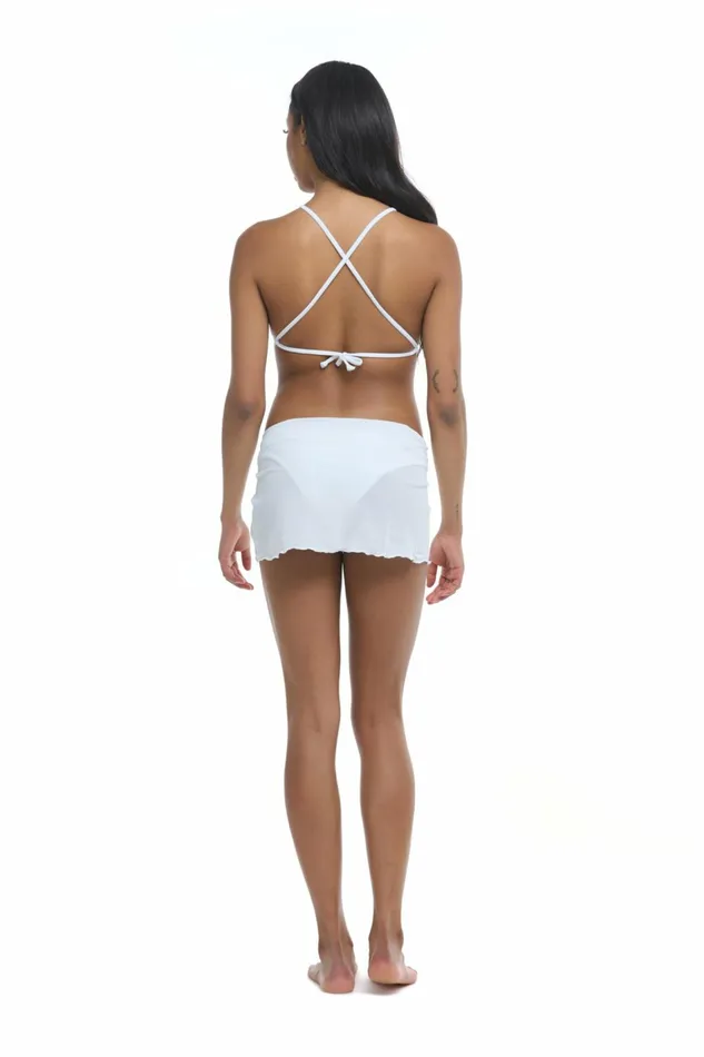 Body Glove CoverUps Women Smoothies Short Sarong CoverUp 8211 Snow