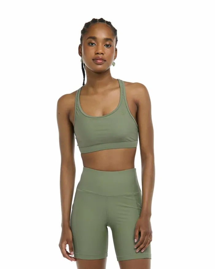 Body Glove Gym To Swim Women Smoothies Equalizer CrossOver Sports Bra 8211 Cactus