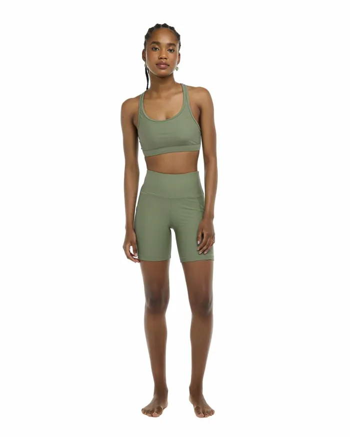 Body Glove Gym To Swim Women Smoothies Equalizer CrossOver Sports Bra 8211 Cactus