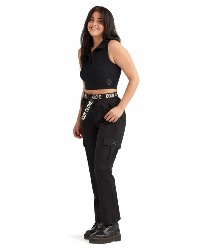 Body Glove New Arrivals Women Cargo Sport Pants 8211 Black