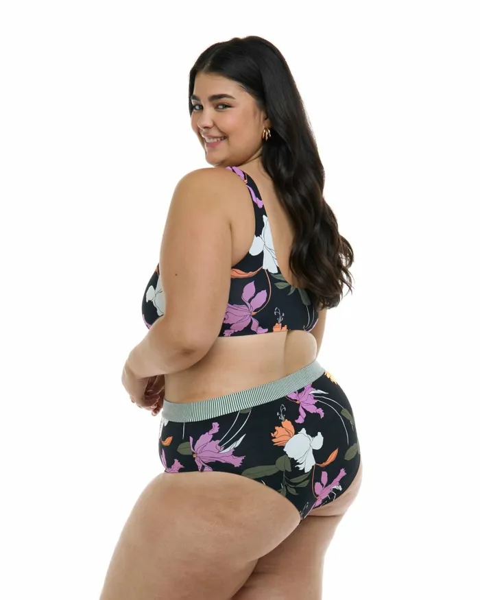 Body Glove Plus Size Swimwear Women Dreamy Marlee Plus Size HighWaist Bikini Bottom 8211 Black Dreamy