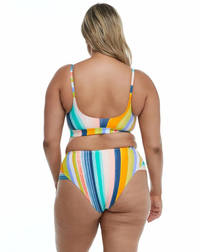 Body Glove Plus Size Swimwear Women Havana Nights Plus Size Aro Bralette Bikini Top Combo Multi