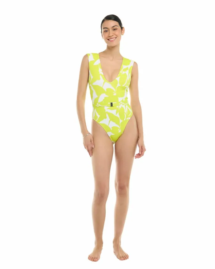 Body Glove Plus Size Swimwear Women Shade Ezry Plus Size OnePiece Swimsuit 8211 Key Lime