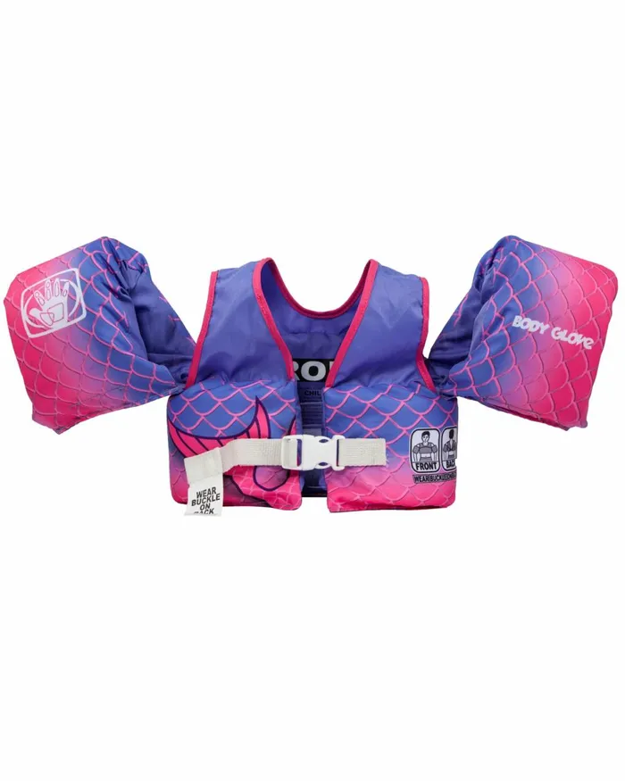 Body Glove Pumps Boards Paddle Pals Child039s Swim Vest 8211 Mermaid