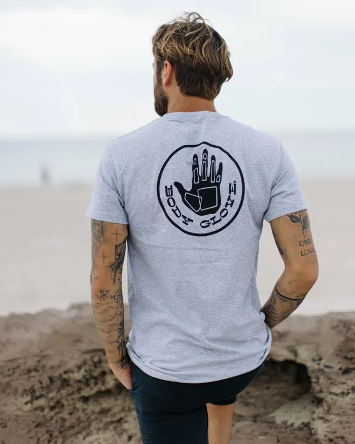 Body Glove TShirts Men Heritage ShortSleeved TShirt 8211 Heather Grey