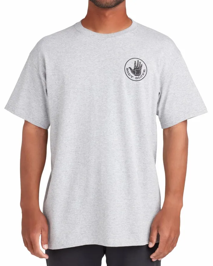 Body Glove TShirts Men Heritage ShortSleeved TShirt 8211 Heather Grey