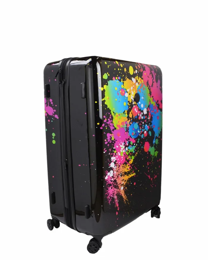 Body Glove Travel Luggage Accessories Bursts 3Piece Hardside Spinner Luggage Set 8211 Multi