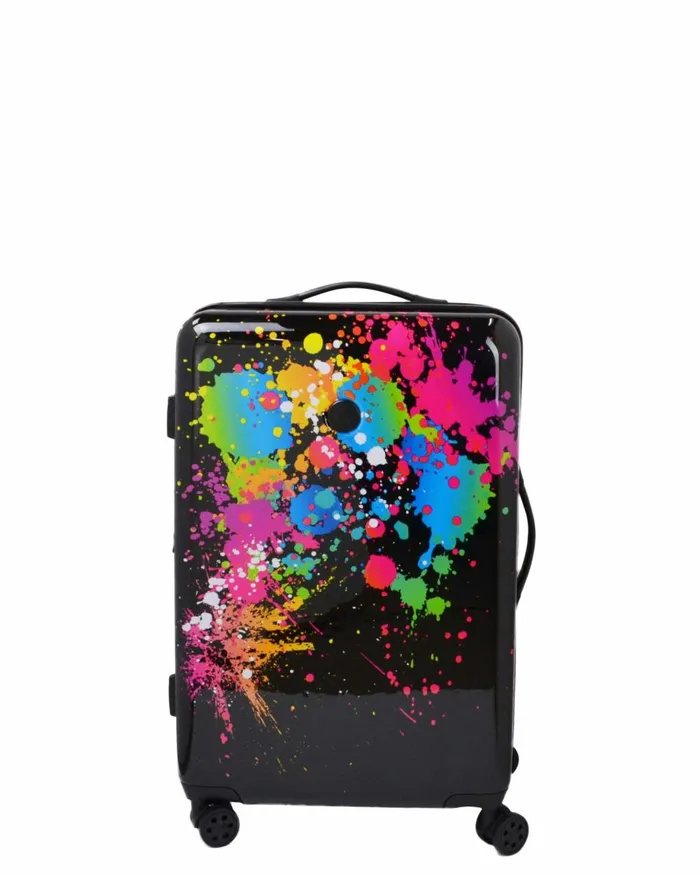 Body Glove Travel Luggage Accessories Bursts 3Piece Hardside Spinner Luggage Set 8211 Multi