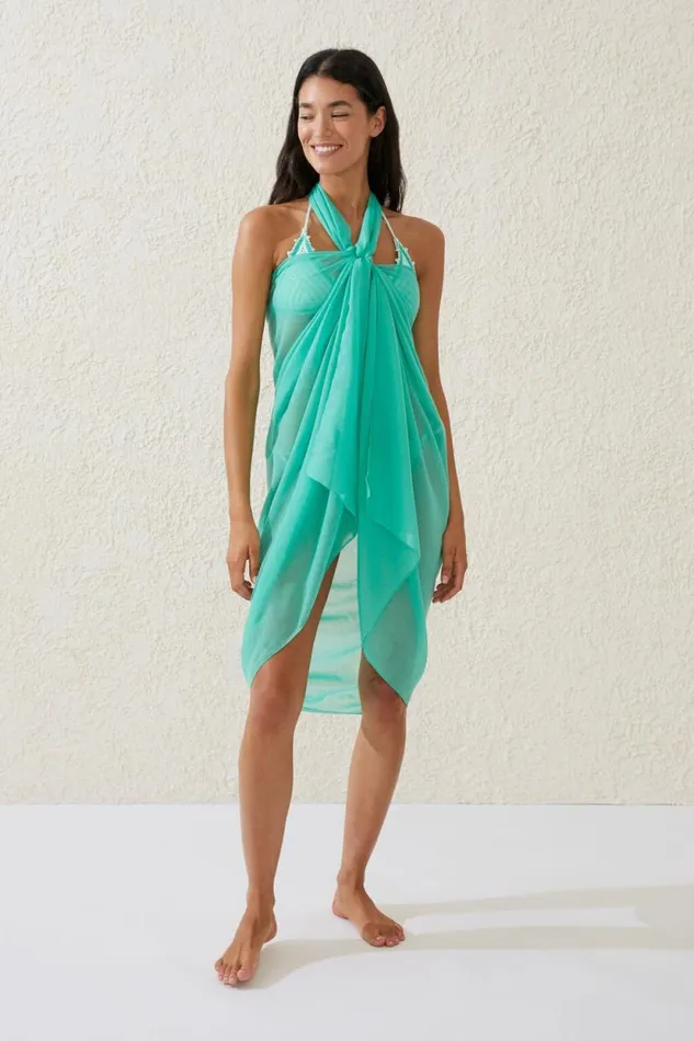 Body Laguna Sarong Fresh Green Women Cotton On Accessories