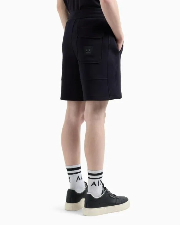 Bonded Cotton Bermuda Shorts Navyblue Men Armani Matching Sets Bonded Cotton Bermuda Shorts Navyblue Men Armani Matching Sets