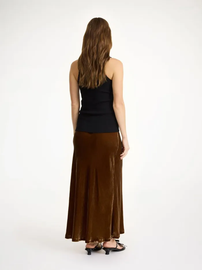 Boshan Midi Skirt Bison Women By Malene Birger Skirts