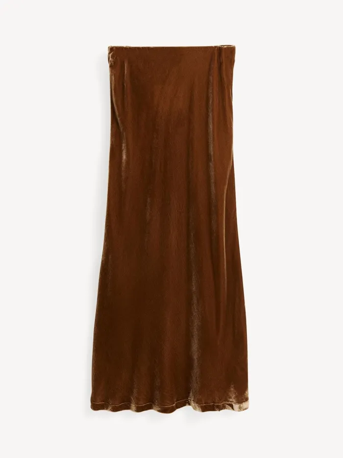 Boshan Midi Skirt Bison Women By Malene Birger Skirts