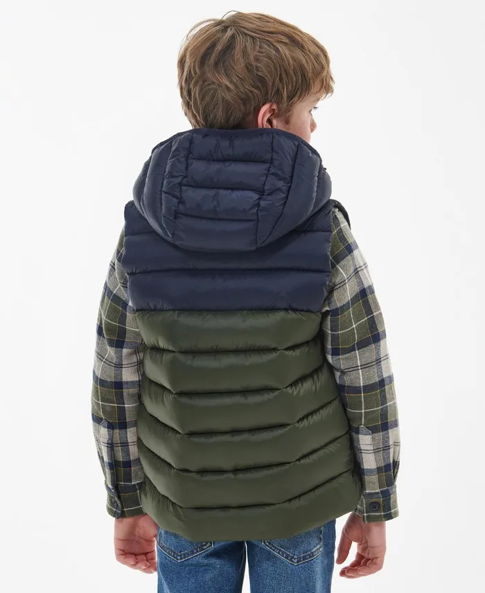 Boys Jackets Barbour Boys039 Roker Gilet Olive Boys Jackets Barbour Boys039 Roker Gilet Olive