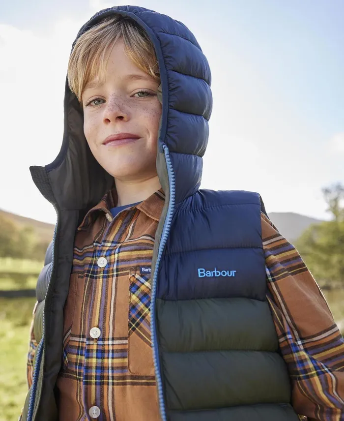 Boys Jackets Barbour Boys039 Roker Gilet Olive Boys Jackets Barbour Boys039 Roker Gilet Olive